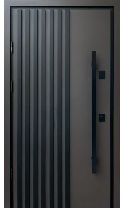 Вхідні двері Берез стріт LOFT RAL 8019