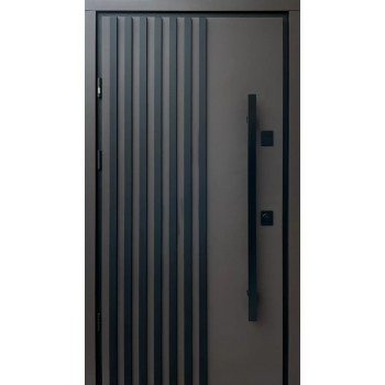 Вхідні двері Берез стріт LOFT RAL 8019 Вхідні двері Берез стріт LOFT RAL 8019