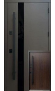 Двері Qdoors серія Стріт Елегант метал 8019 