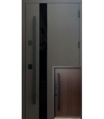 Двері Qdoors серія Стріт Елегант метал 8019 