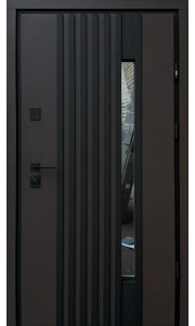 Вхідні двері Берез стріт RIO P LOFT RAL 8019