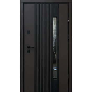 Вхідні двері Берез стріт RIO P LOFT RAL 8019
