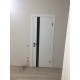 Двері Leador ASTI Glass білий матовий + чорне скло