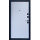 Двері Страж Vertical софт блек /гладка біла емаль 4 контури