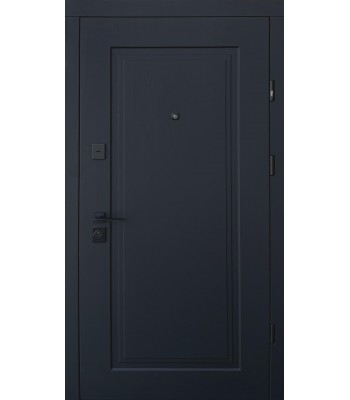 Двери Страж Florence черная структура софт тач / Florence белая эмаль 4 контура