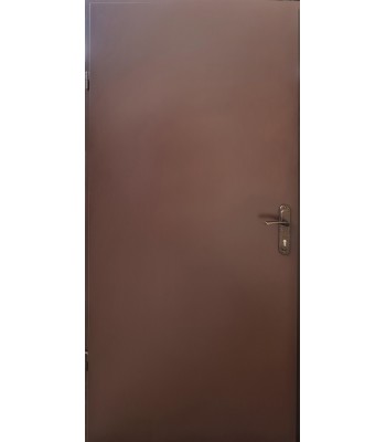 Вхідні двері Форт Техно база коричнева крокрень RAL 8017