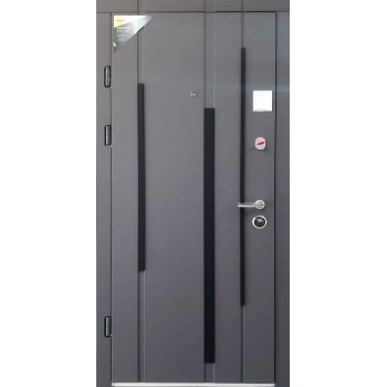 Двері МAGDA Тип-2 КВАРТИРА модель 623 сірий софт тач/білий супермат