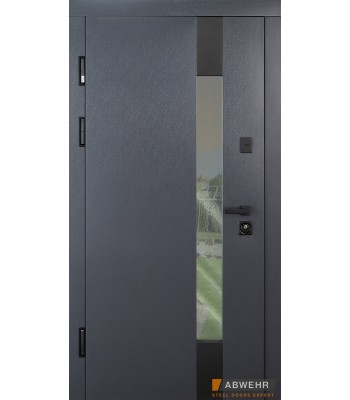 Двері Abwehr (з терморозривом) Tower антрацит комплектація Termix