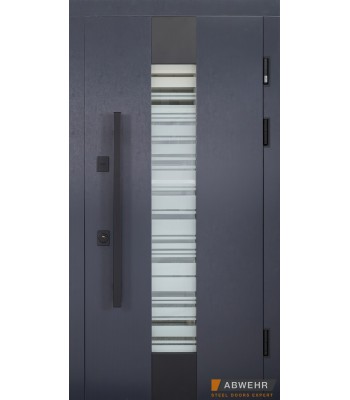 Двері Abwehr (з терморозривом) Trinity антрацит комплектація Termix