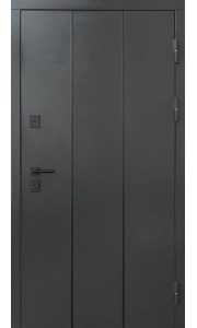 Двері Форт серія Premium модель Мілан метал 8019/ МДФ Вулиця