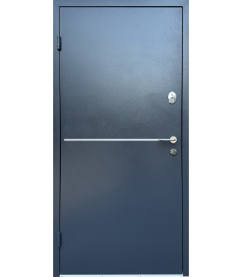 Дверь входная REDFORT Оптима Блейд металл 7024 / МДФ