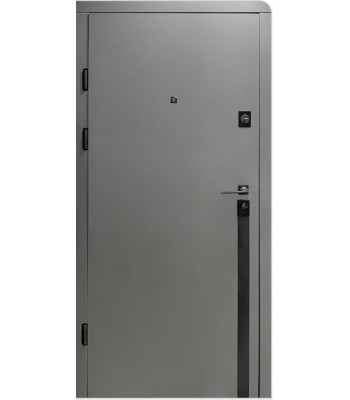 Двери МAGDA (Магда) Элит Тип 13 модель 611 серый софт тач/белый супермат