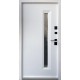 Двері Qdoors Норд метал Антрацит7021 фарба/МДФ біле дерево
