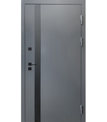 Двері Форт серія Люкс модель Вега метал / МДФ Вулиця