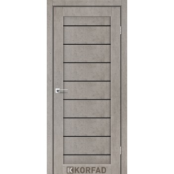 Дверь межкомнатная KORFAD PIANO DELUXE PND-01 лайт бетон BLK