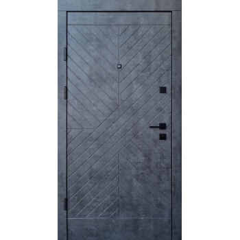 Дверь Qdoors Премиум Некст мрамор / бетон бежевый