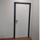 Дверь межкомнатная Омега ART Vision А1+плинтус черного цвета