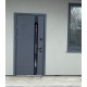 Двері STRAJ PROOF SliM S антрацит Терморозрив на полотні та коробці 96*2050 права