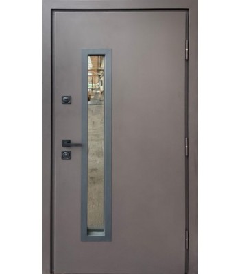 Входные двери STRONG Металл-МДФ Браун Ral 8019