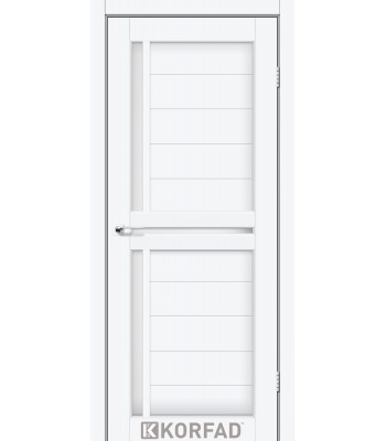 Межкомнатная дверь KORFAD SCALEA SC-04 белый перламутр стекло сатин
