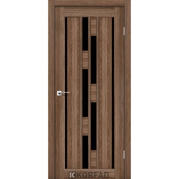 Міжкімнатні двері VENECIA DELUXE VND 05 грей чорне скло