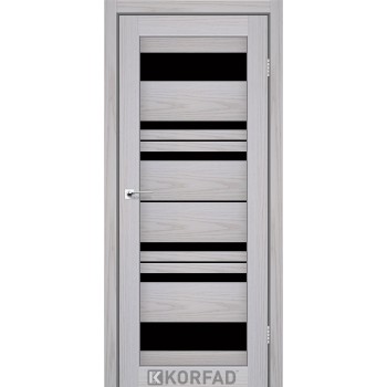 Міжкімнатні двері KORFAD FLORENCE FL-04 сіра мадрина BLK, 22 кольори