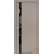 Двері Darumi PLATO LINE PTL-04 Декор зі скла Lacobel сірий краст