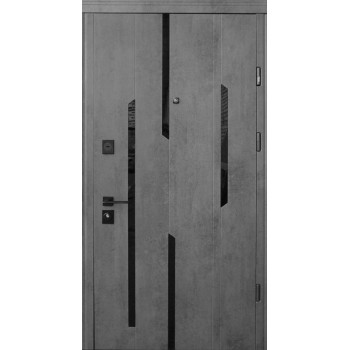 Двері Страж LUX STANDART Mirage бетон темний-бетон світлий