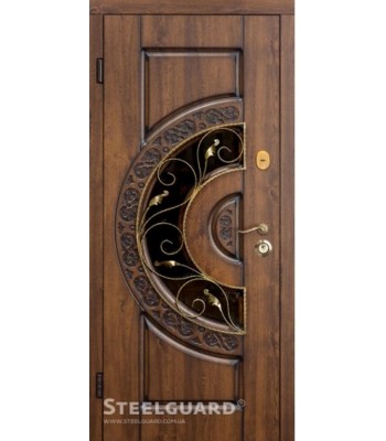 Дверь "Steelguard" Optima (Оптима) УЛИЦА стеклопакет