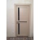 Межкомнатная дверь KORFAD SCALEA SC-04 дуб беленый черное стекло
