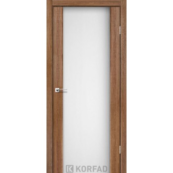 Дверь межкомнатная KORFAD SANREMO SR-01 дуб браш белое стекло